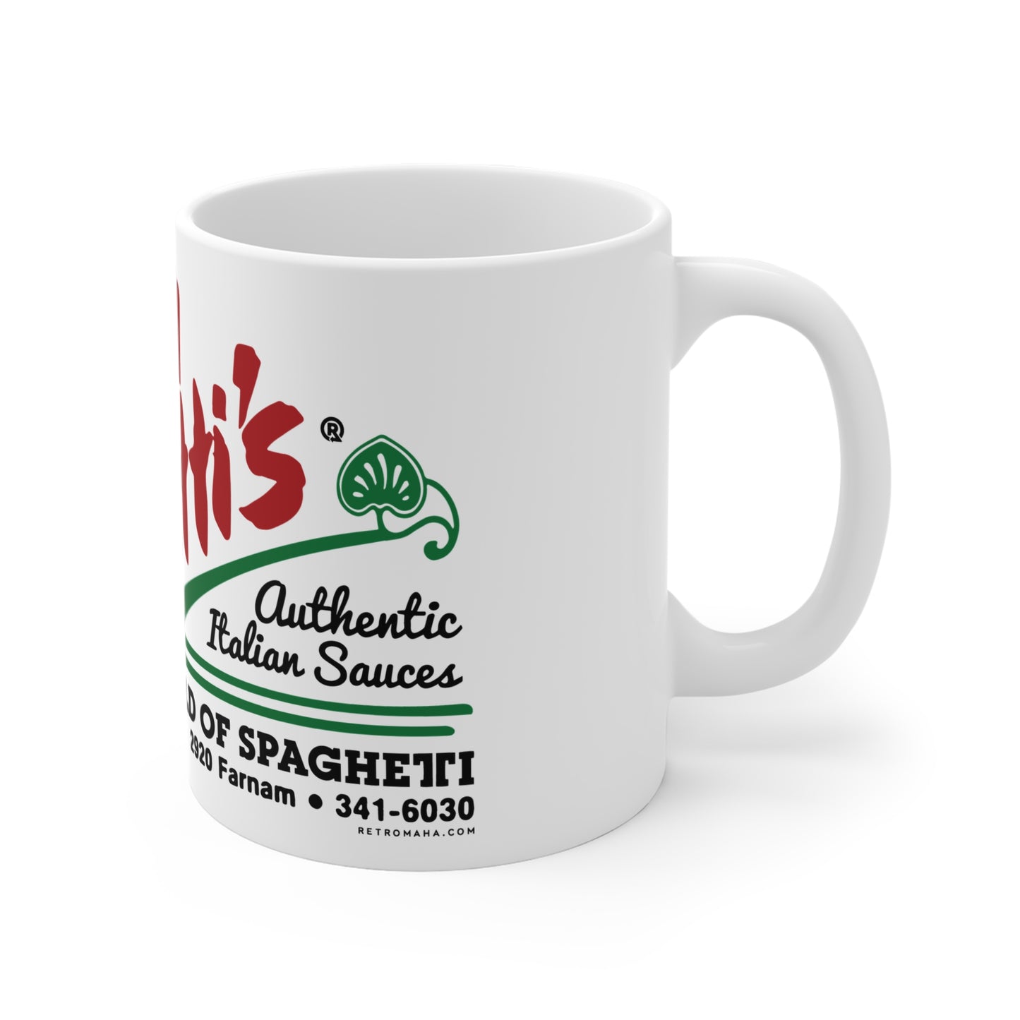 PAPPA CALVETTI'S WORLD OF SPAGHETTI Mug 11oz