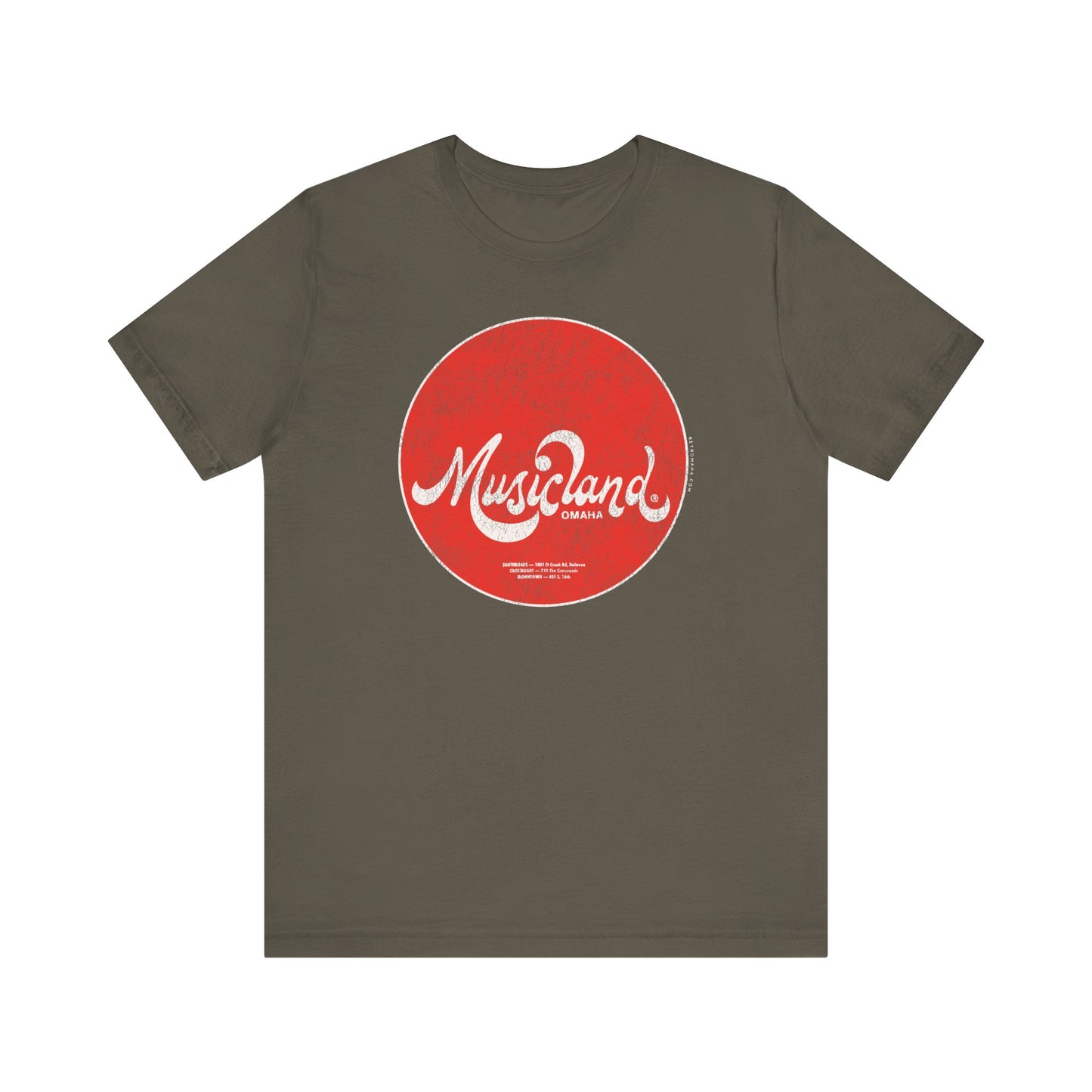 MUSICLAND (70's) Short Sleeve Tee