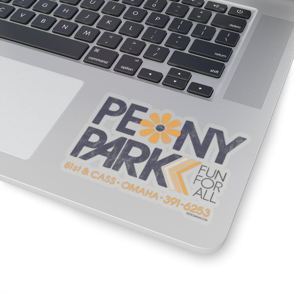 PEONY PARK LOGO Kiss-Cut Stickers