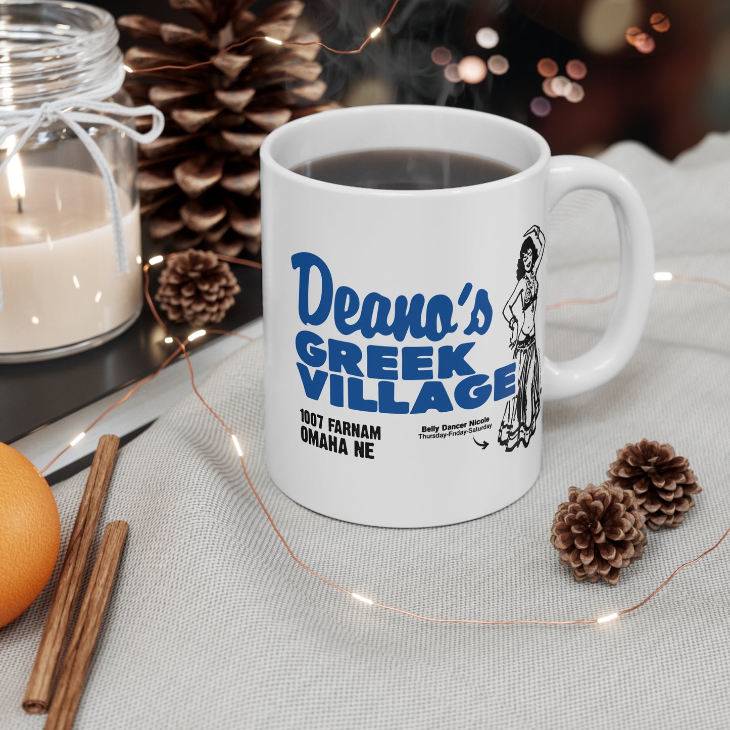 DEANO'S GREEK VILLAGE Mug 11oz