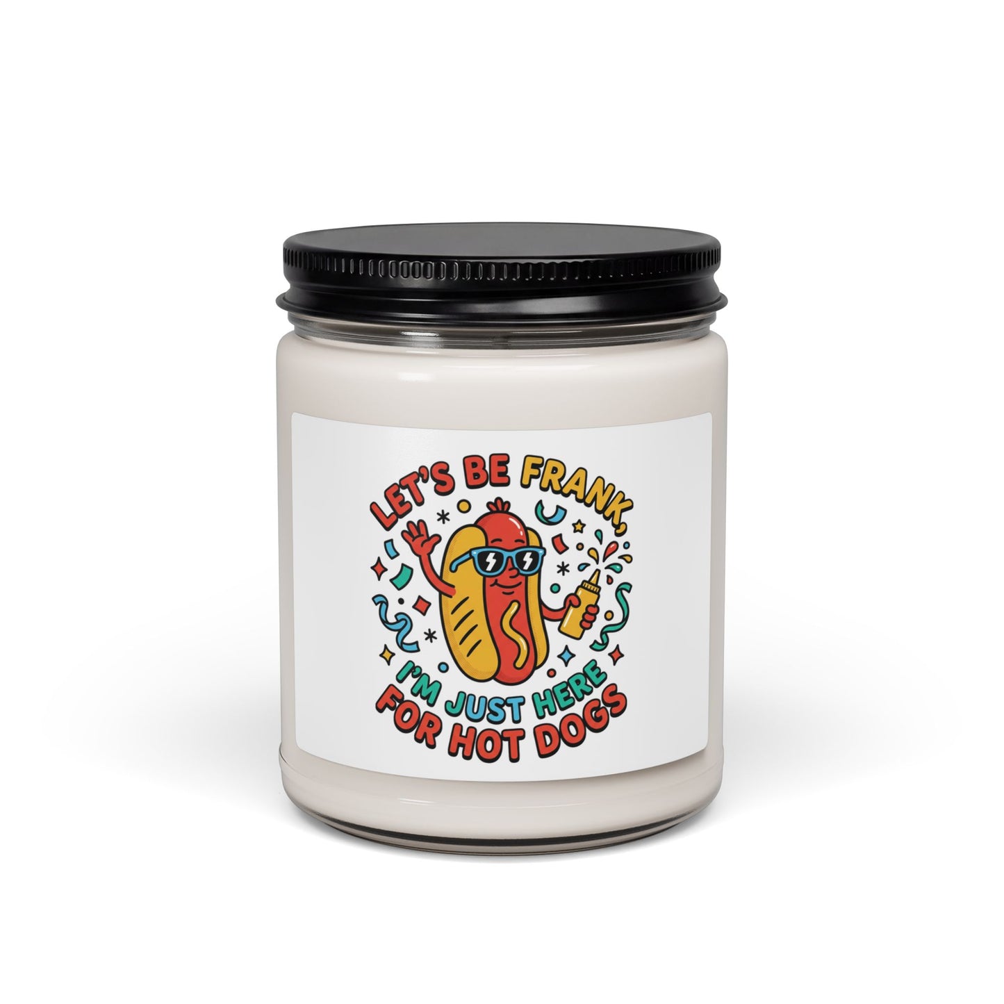 Let's Be Frank Hot Dog Candle | Scented Soy, BBQ Fourth of July