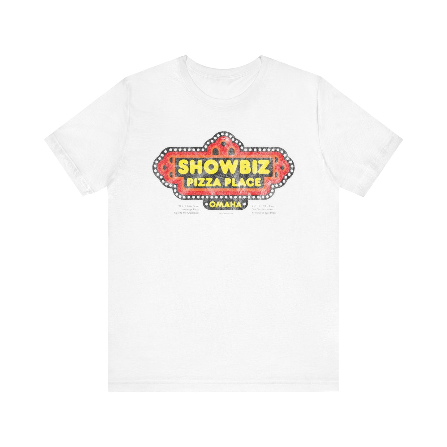 SHOWBIZ PIZZA PLACE Unisex Jersey Short Sleeve Tee