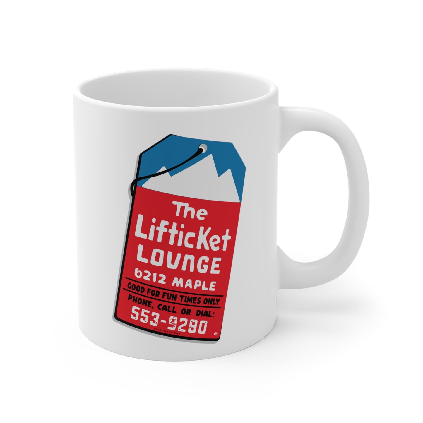 THE LIFTTICKET LOUNGE Mug 11oz