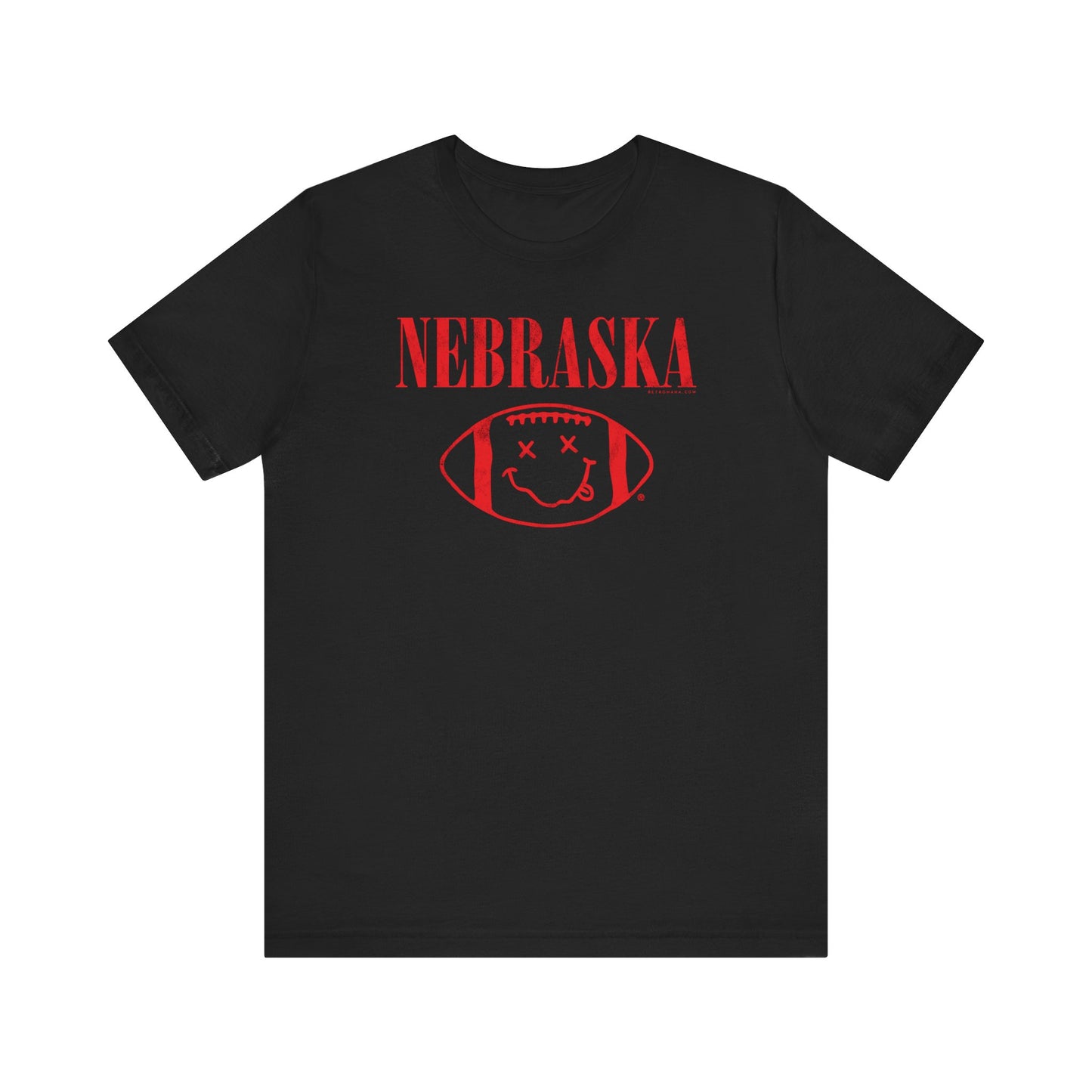 SMELLS LIKE NE FOOTBALL (NIRVANA PARODY) Short Sleeve Tee