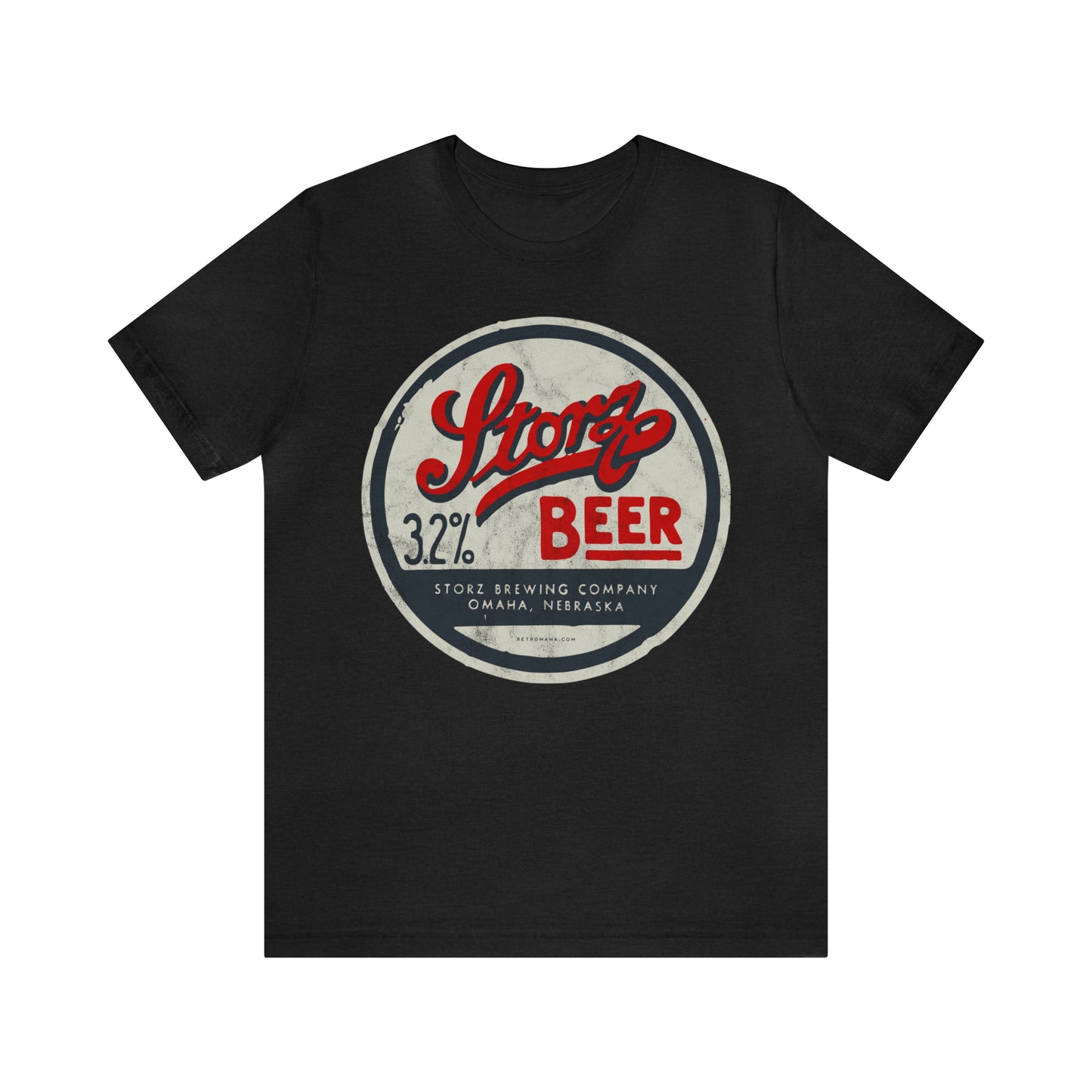 STORZ 3.2% BEER LABEL Short Sleeve Tee