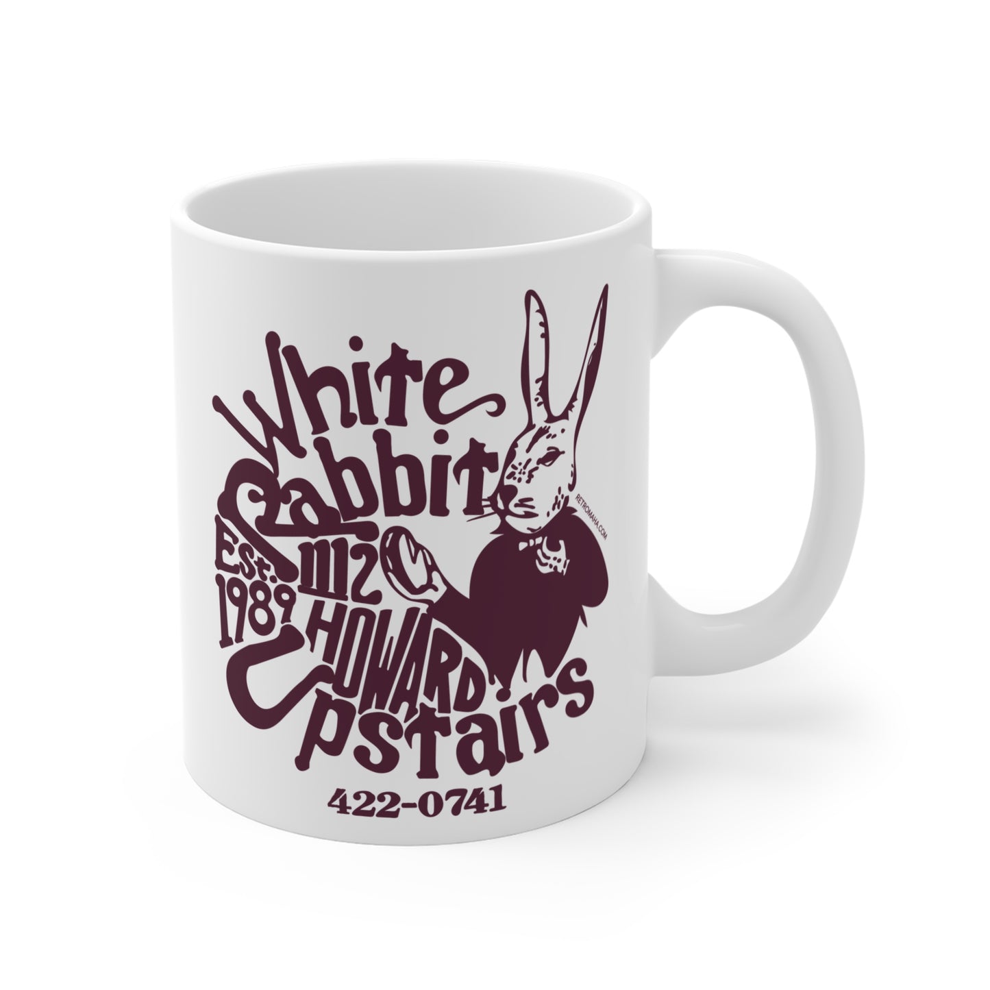 WHITE RABBIT Mug 11oz