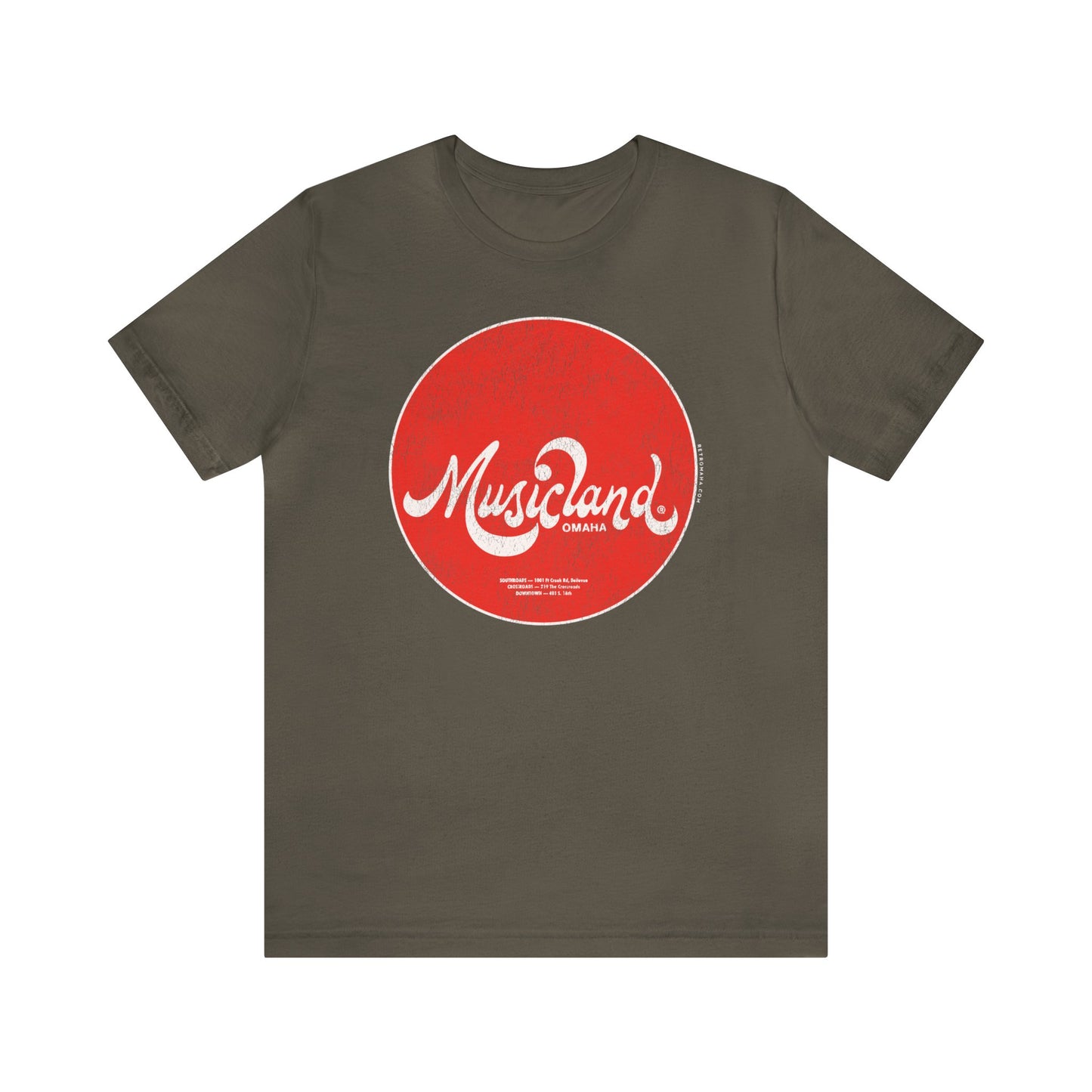 MUSICLAND (70's) Short Sleeve Tee