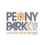 PEONY PARK LOGO Kiss-Cut Stickers