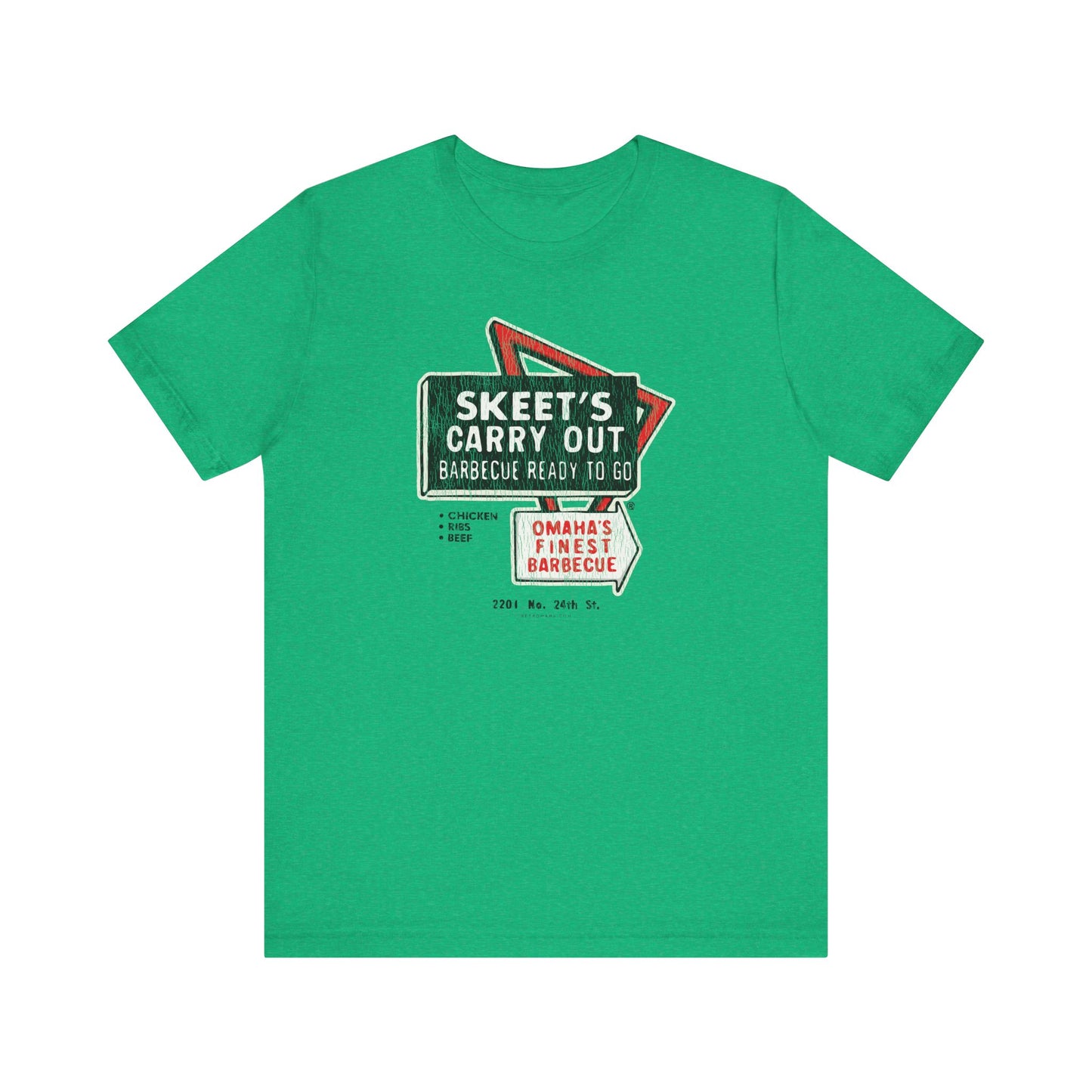 SKEET'S CARRY OUT BBQ Short Sleeve Tee