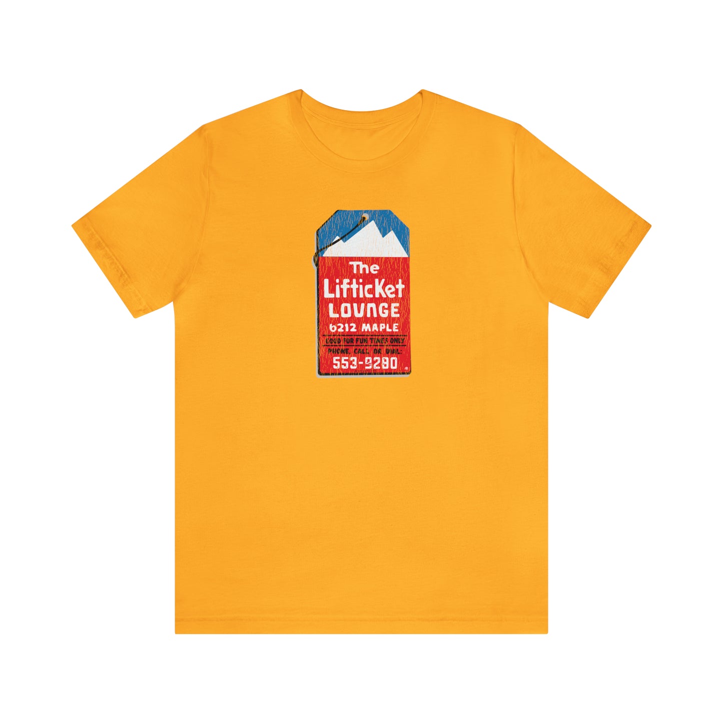 THE LIFTTICKET LOUNGE Short Sleeve Tee