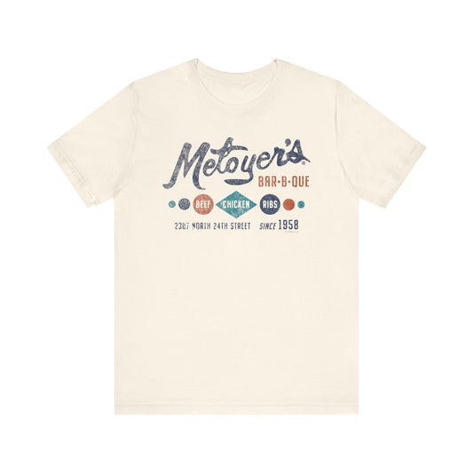 METOYER'S BAR•B•QUE Short Sleeve Tee