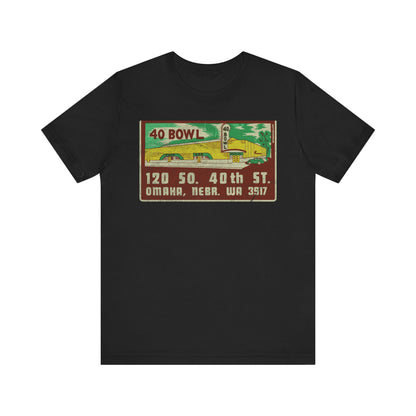 40 BOWL (MATCHBOOK) Short Sleeve Tee