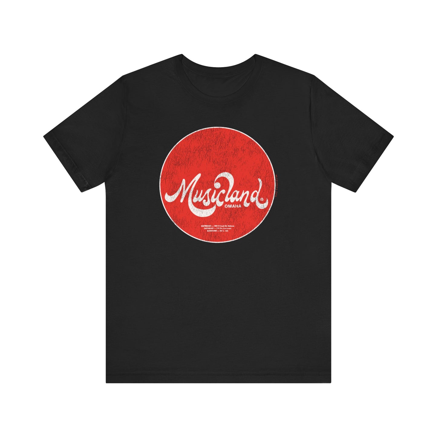 MUSICLAND (70's) Short Sleeve Tee