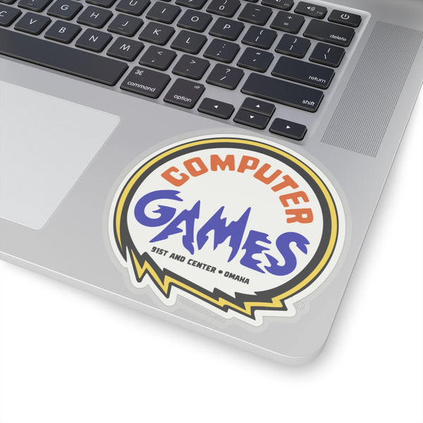 COMPUTER GAMES Kiss-Cut Stickers
