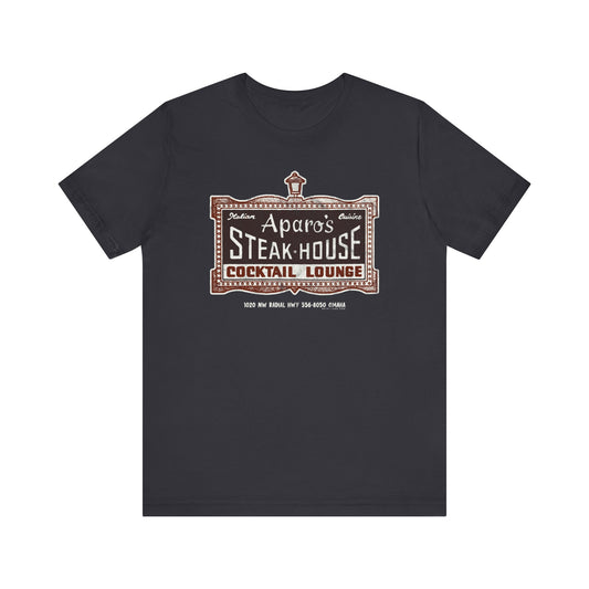 APARO'S STEAKHOUSE Short Sleeve Tee