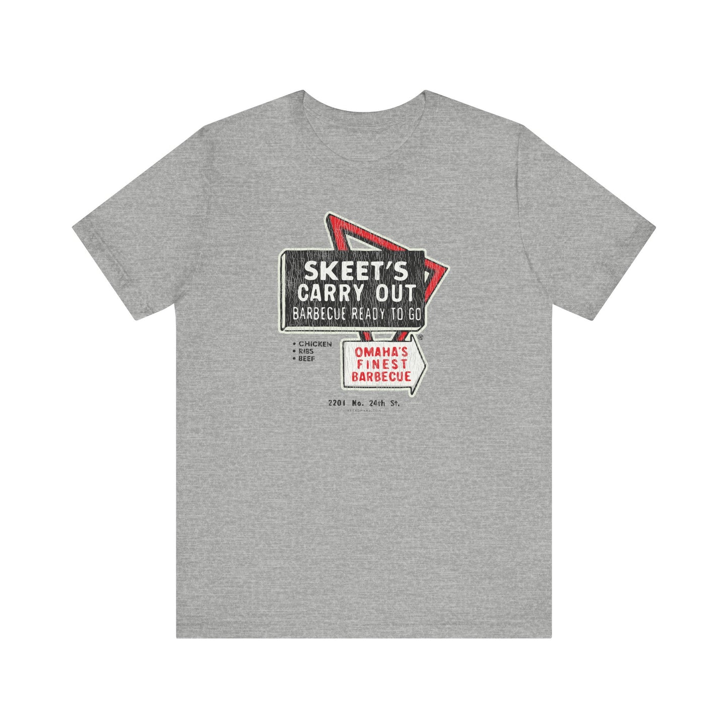 SKEET'S CARRY OUT BBQ Short Sleeve Tee