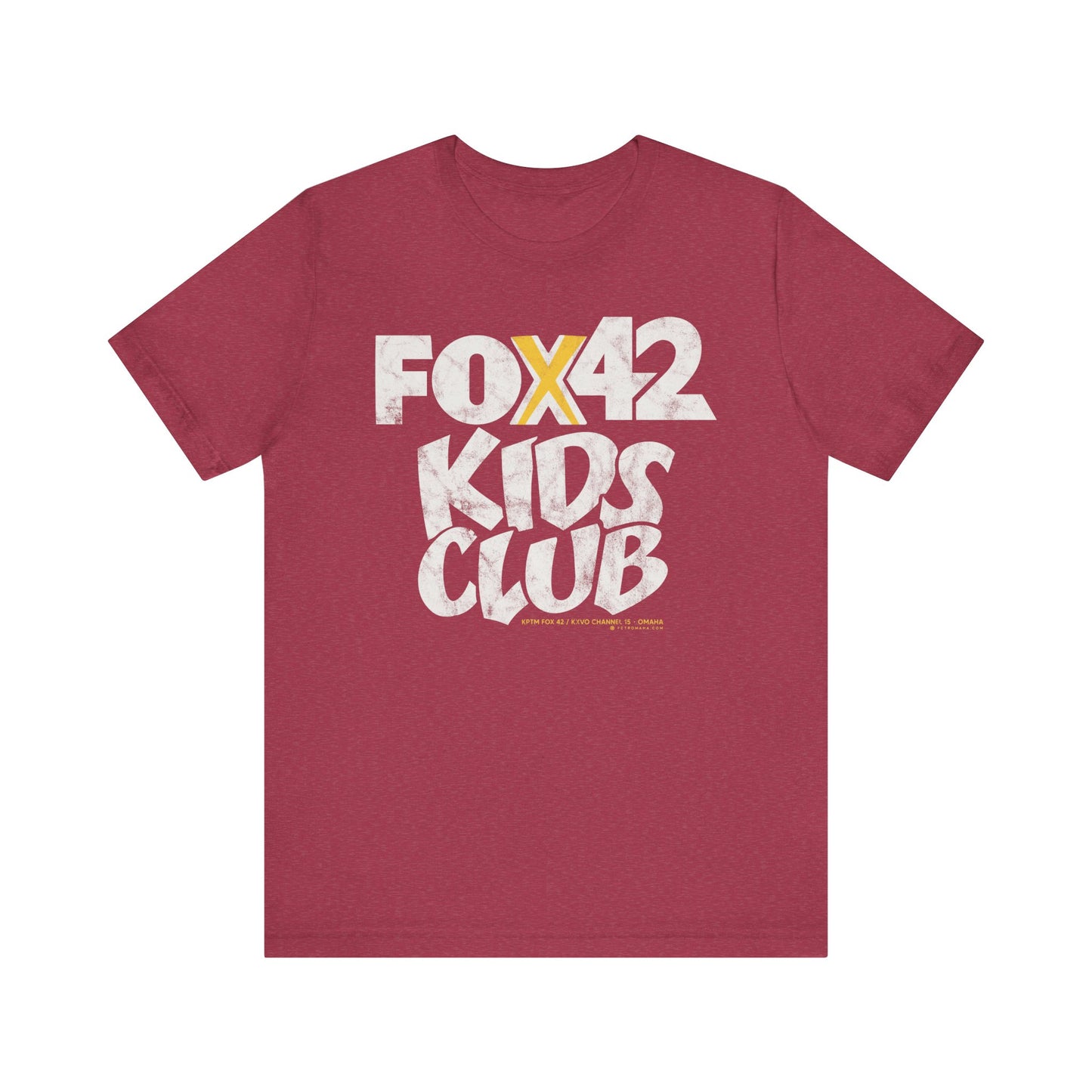 FOX 42 KIDS CLUB Unisex Jersey Short Sleeve Tee