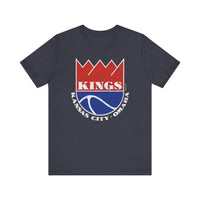 KC/OMAHA KINGS (Distressed Design) Short Sleeve Tee