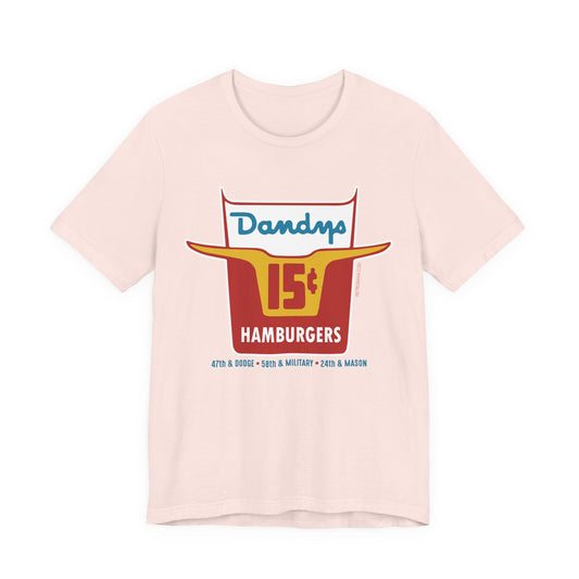 DANDY'S HAMBURGERS Short Sleeve Tee