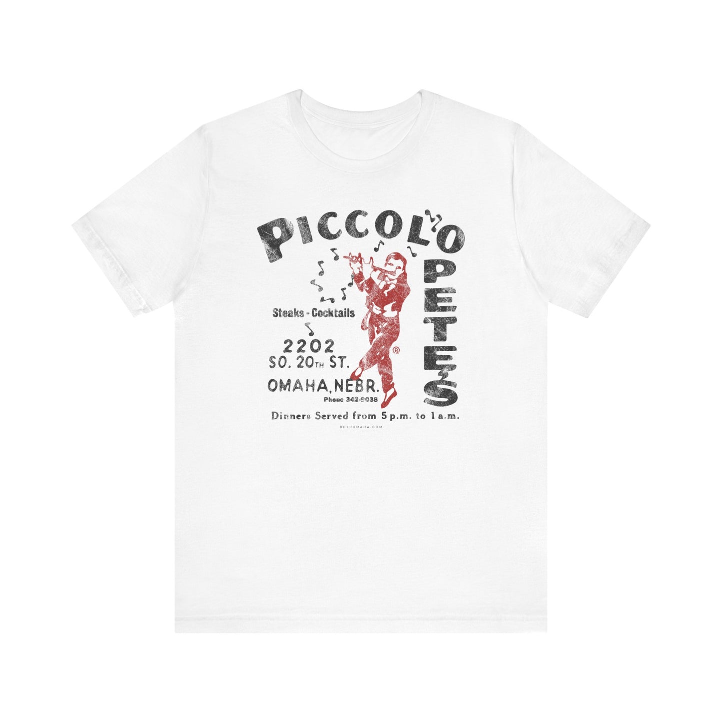 PICCOLO PETE'S Short Sleeve Tee