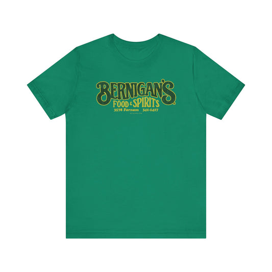 BERNIGAN'S FOOD & SPIRITS Short Sleeve Tee