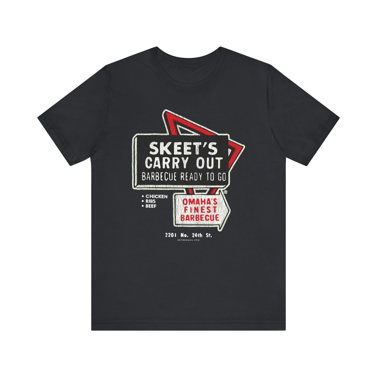 SKEET'S CARRY OUT BBQ Short Sleeve Tee