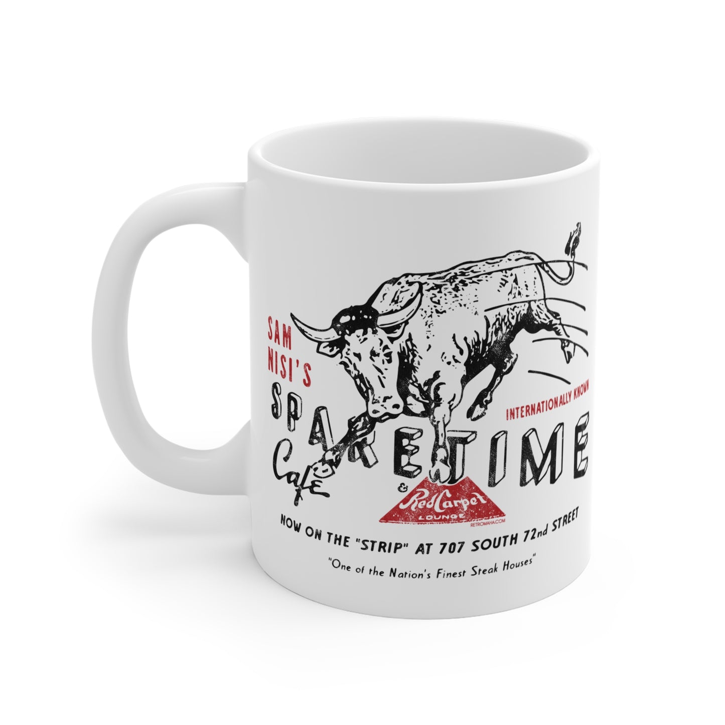 SPARETIME CAFÉ /RED CARPET LOUNGE Mug 11oz