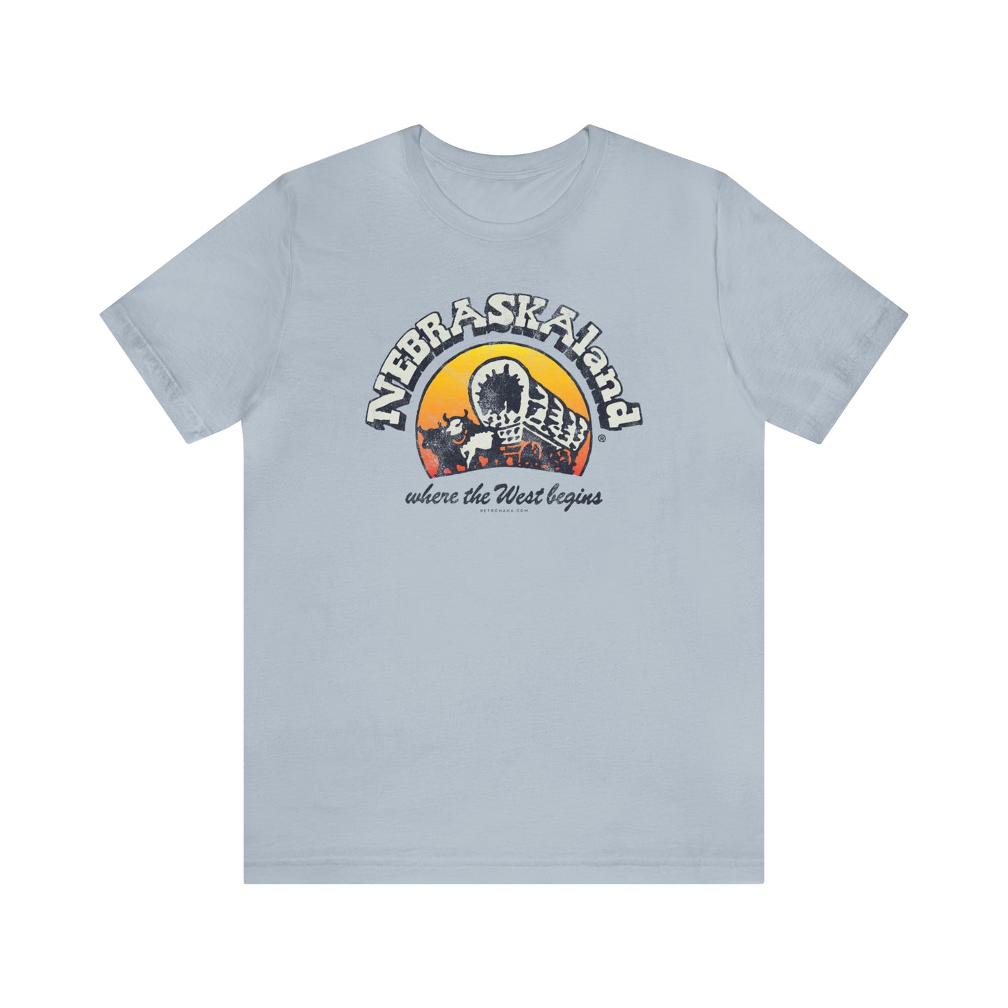NEBRASKAland VINTAGE TOURISM SLOGAN Short Sleeve Tee