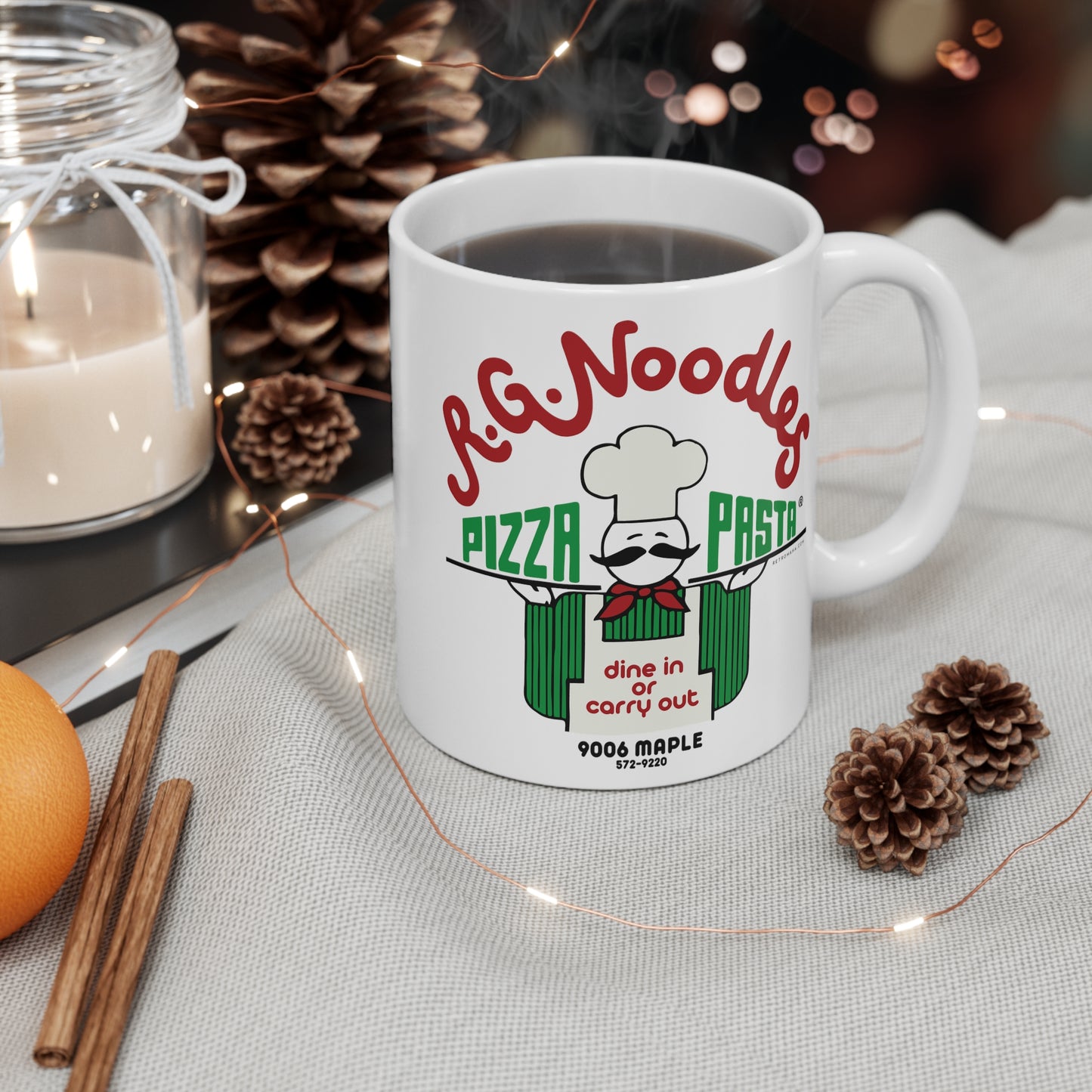 R.G. NOODLES PIZZA & PASTA Mug 11oz