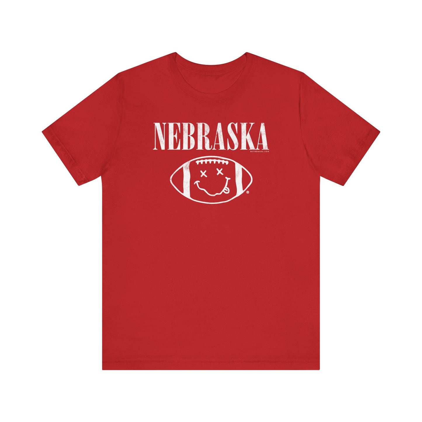 SMELLS LIKE NE FOOTBALL (NIRVANA PARODY) Short Sleeve Tee