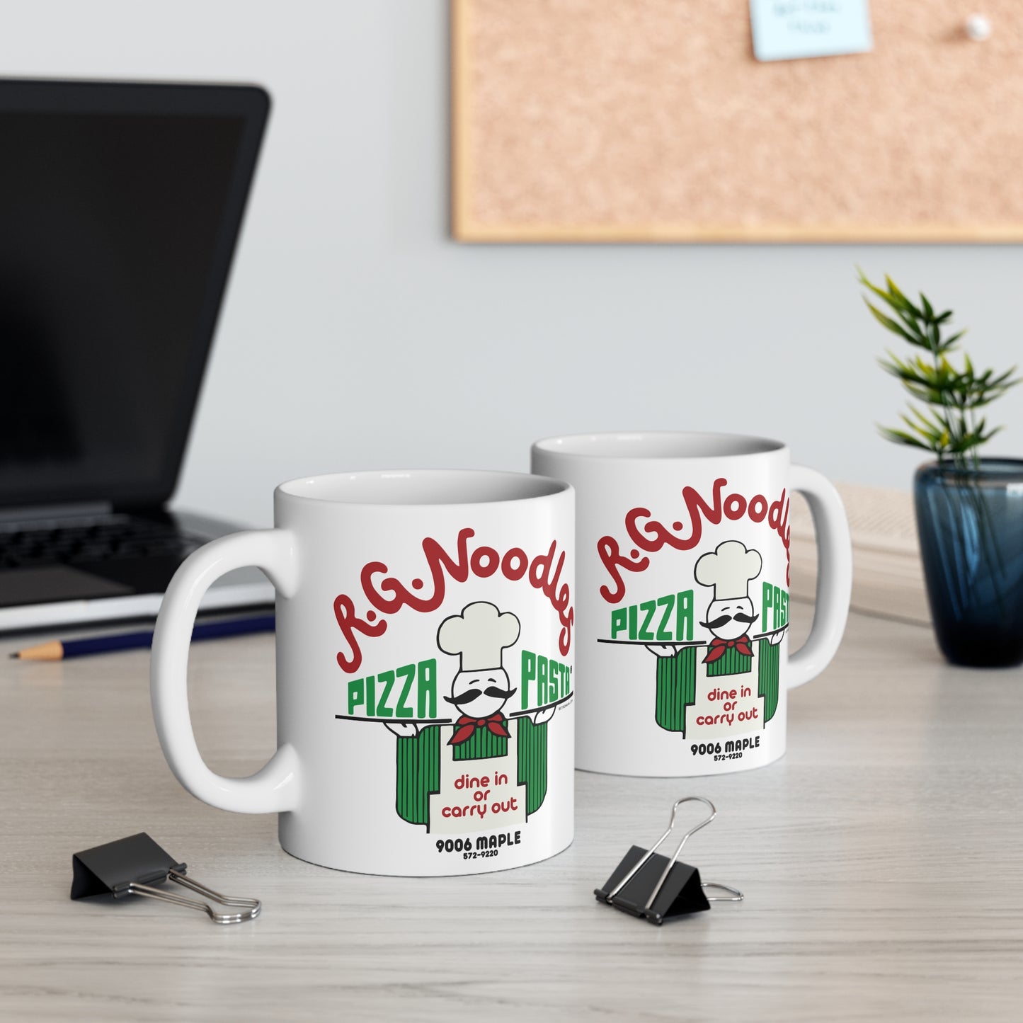 R.G. NOODLES PIZZA & PASTA Mug 11oz