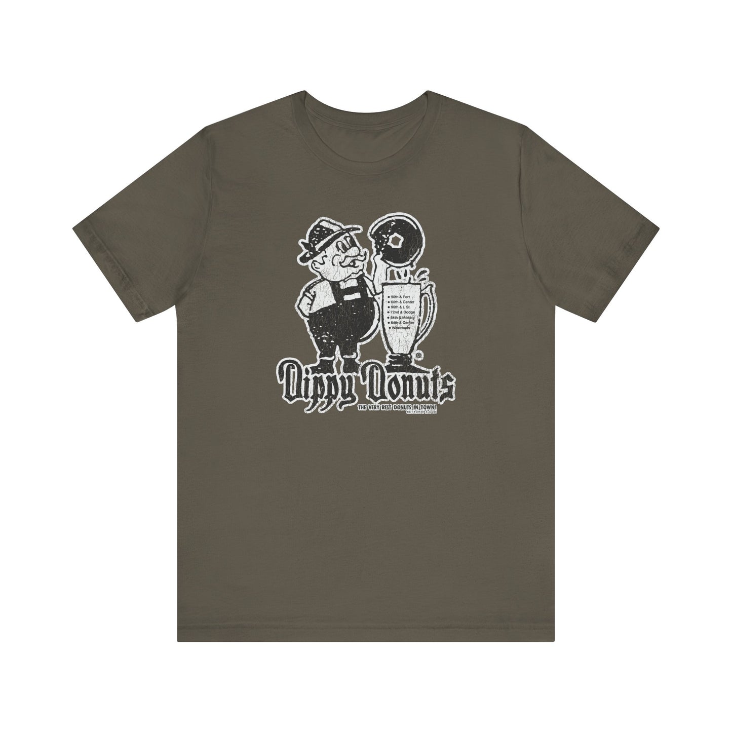DIPPY DONUTS - VINTAGE ROUGH Short Sleeve Tee