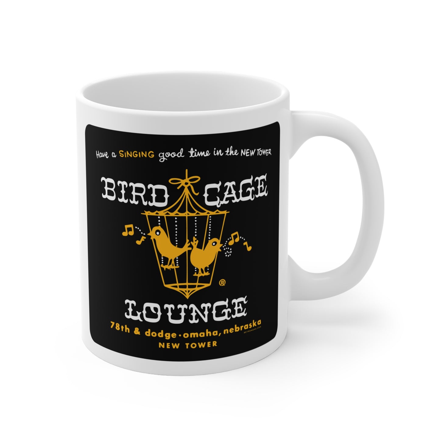 BIRD CAGE LOUNGE Mug 11oz