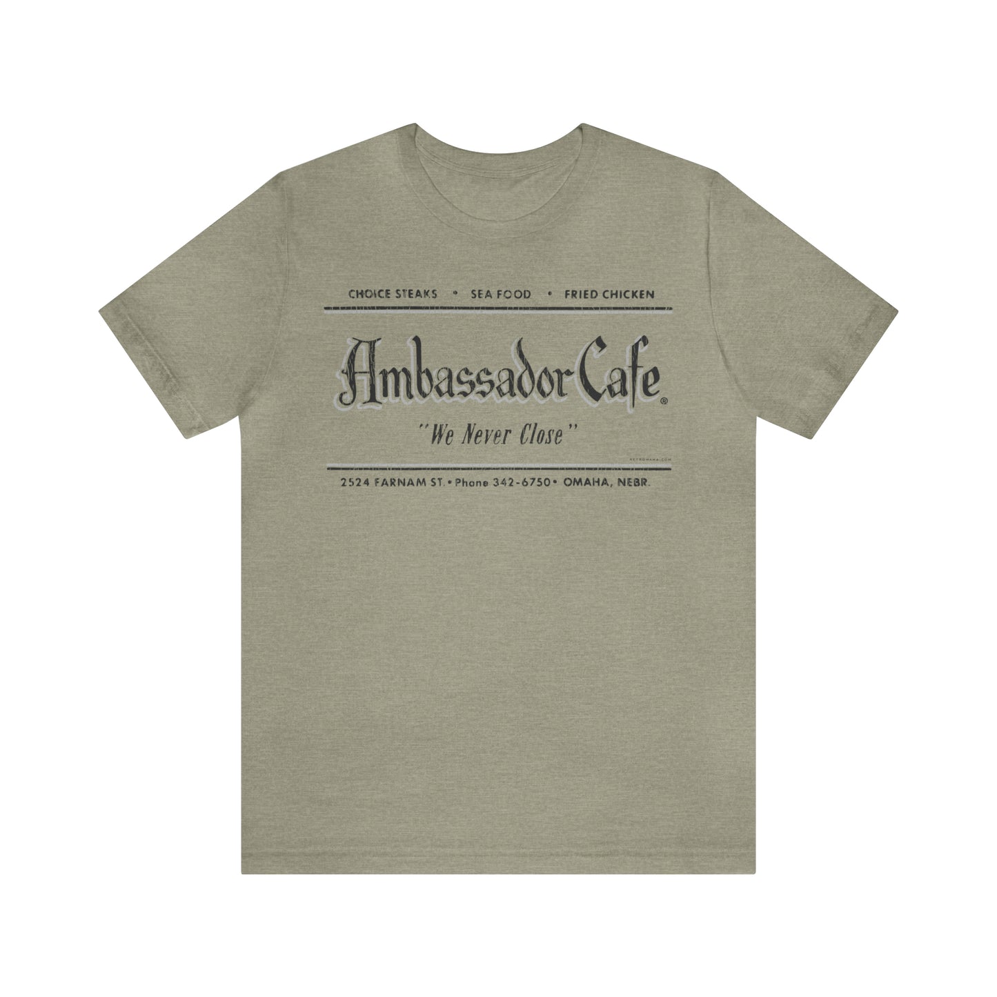 AMBASSADOR CAFE Short Sleeve Tee