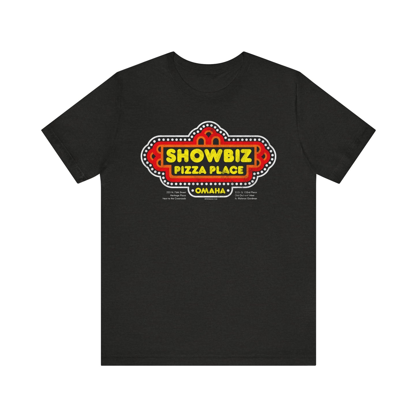 SHOWBIZ PIZZA PLACE Unisex Jersey Short Sleeve Tee