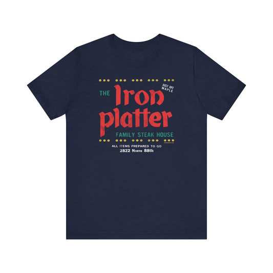 IRON PLATTER FAMILY STEAK HOUSE Short Sleeve Tee