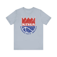 KC/OMAHA KINGS (Distressed Design) Short Sleeve Tee