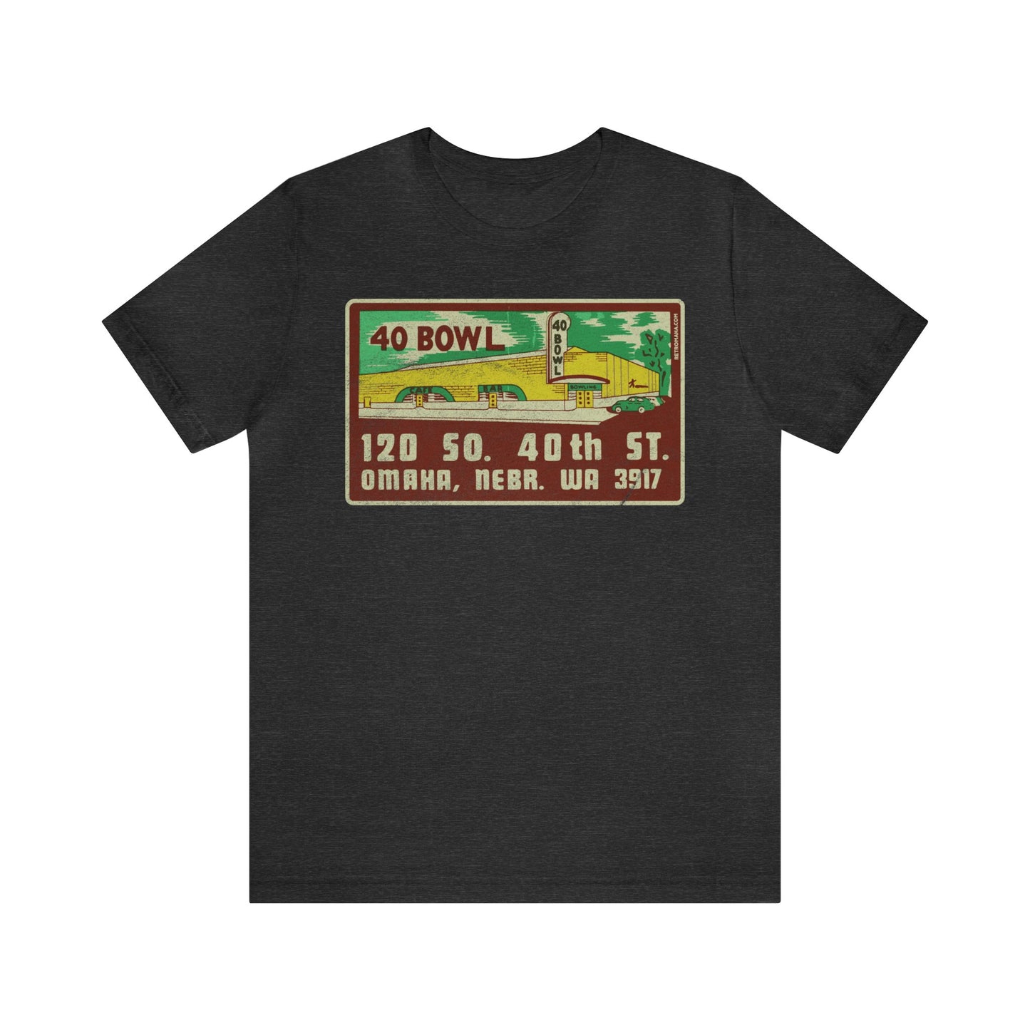 40 BOWL (MATCHBOOK) Short Sleeve Tee