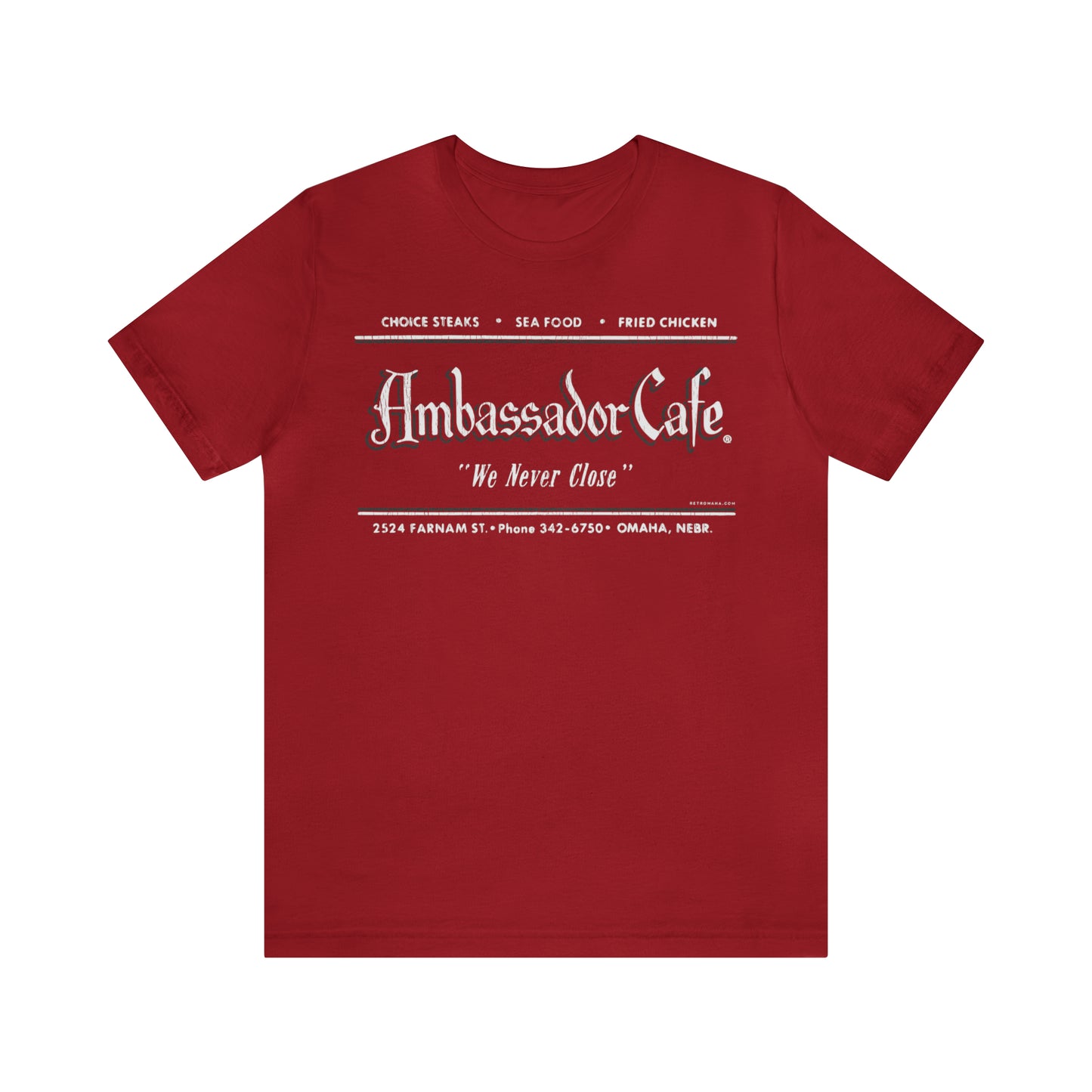 AMBASSADOR CAFE Short Sleeve Tee