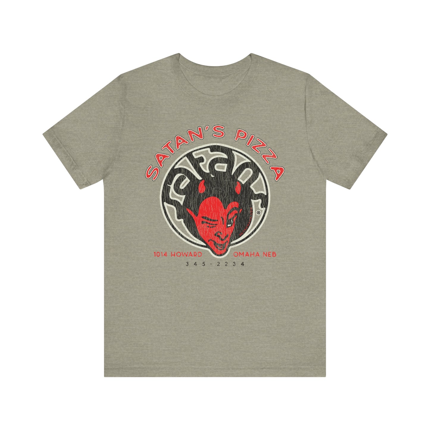 SATAN'S PIZZA Short Sleeve Tee