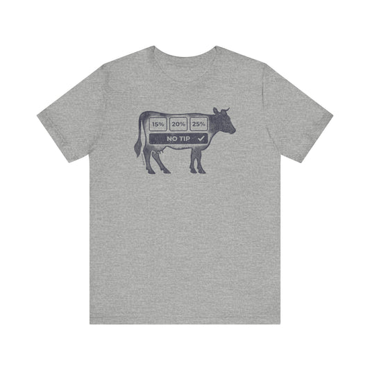 NO COW TIPPING - Unisex Jersey Short Sleeve Tee