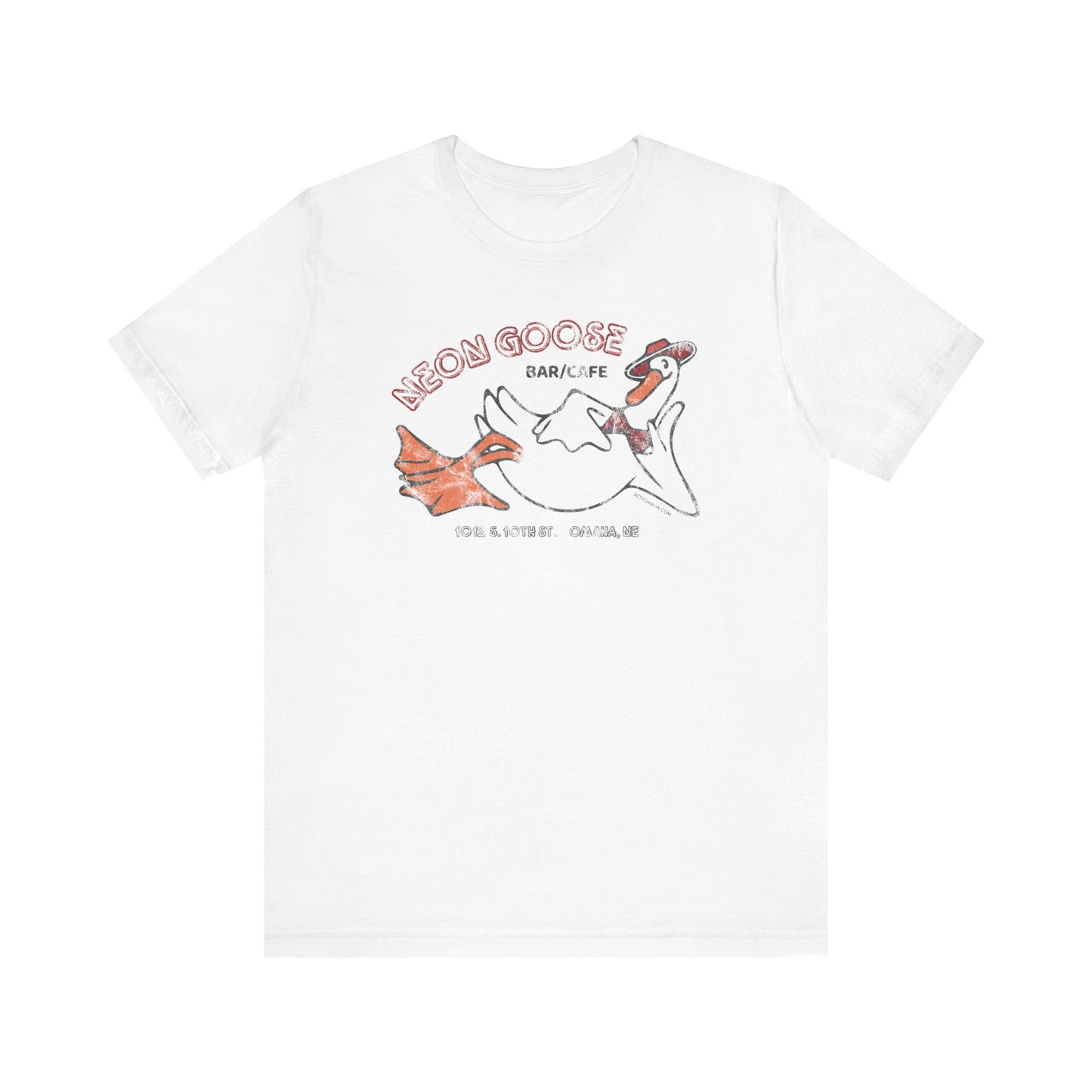 NEON GOOSE BAR/CAFE Unisex Jersey Short Sleeve Tee