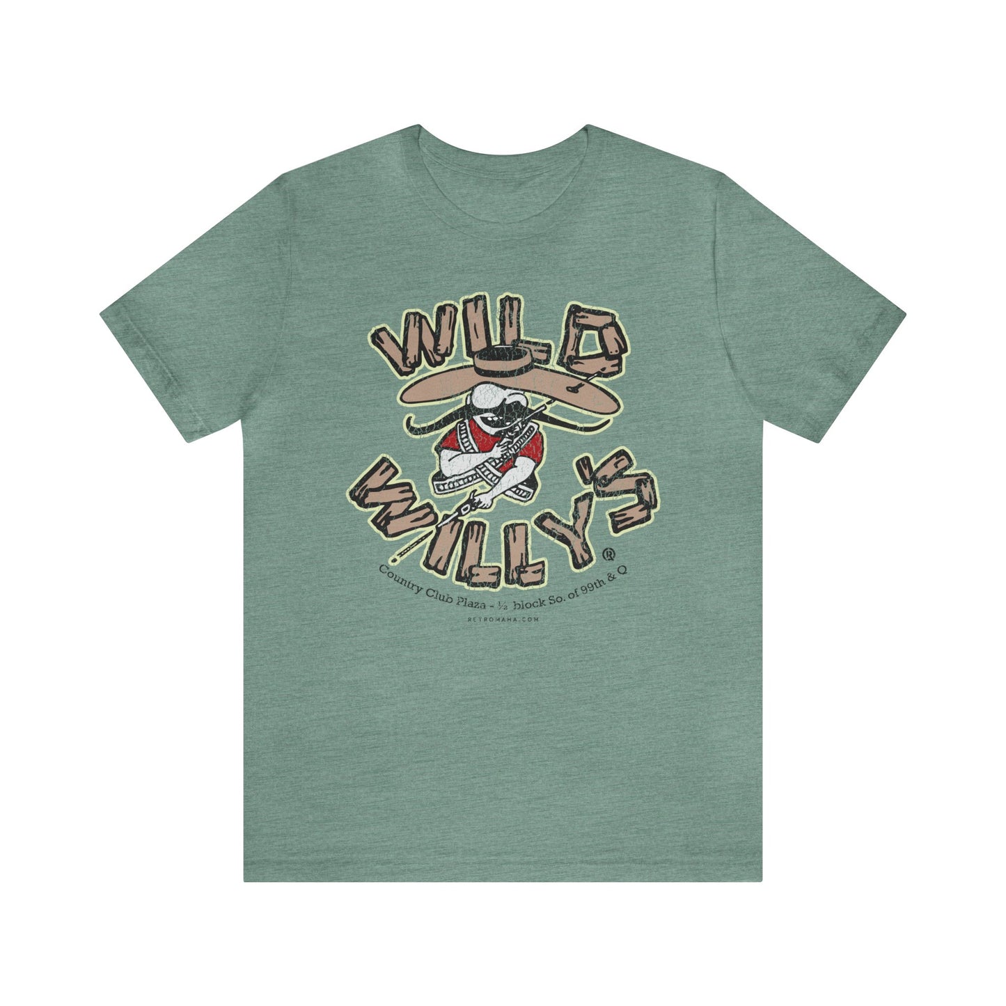 WILD WILLY'S SALOON Short Sleeve Tee