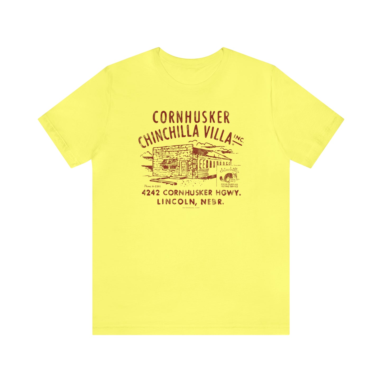CORNHUSKER CHINCHILLA VILLA (Lincoln, NE) Short Sleeve Tee