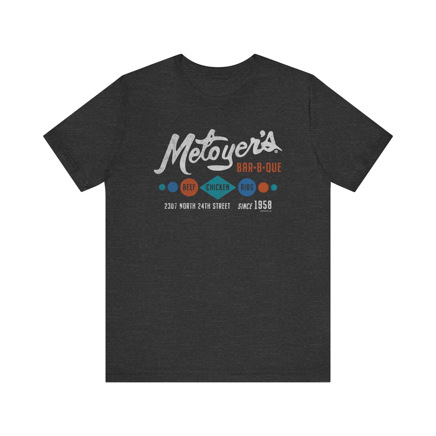 METOYER'S BAR•B•QUE Short Sleeve Tee