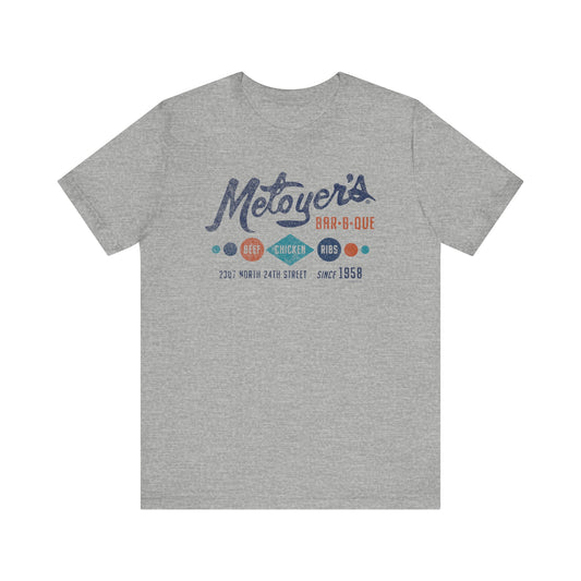METOYER'S BAR•B•QUE Short Sleeve Tee
