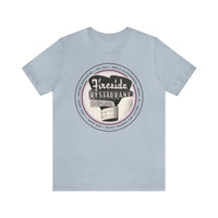 FIRESIDE RESTAURANT PHOTO CIRCLE Unisex Jersey Short Sleeve Tee