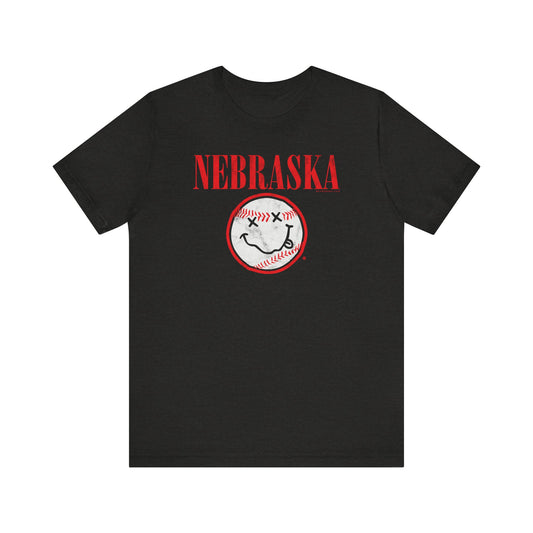SMELLS LIKE NE BASEBALL (BAND PARODY) Short Sleeve Tee