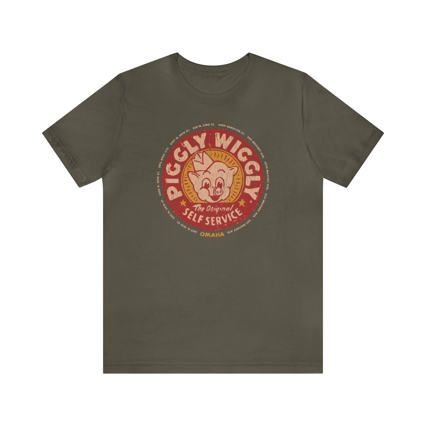 PIGGLY WIGGLY SUPERMARKETS Short Sleeve Tee
