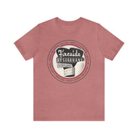 FIRESIDE RESTAURANT PHOTO CIRCLE Unisex Jersey Short Sleeve Tee